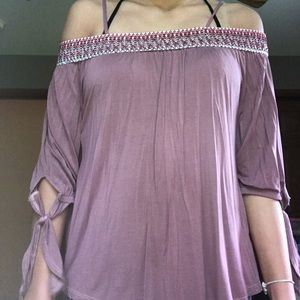 Off The Shoulder Long Sleeve
